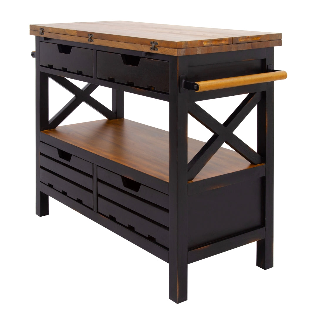 Yosemite Home Decor Cassidy Kitchen Island - Thumbnail 5