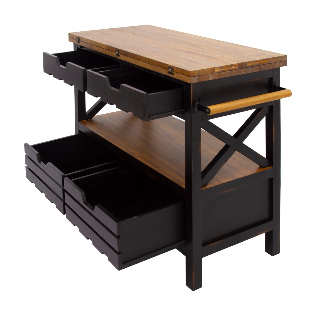 Yosemite Home Decor Cassidy Kitchen Island - Thumbnail 2