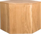Eternal Oak Wood Contemporary Natural Coffee Table - 24" W x 21" D x 16.5" H