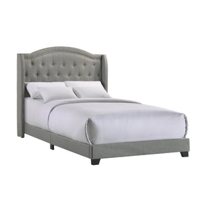 Intercon Rhyan Traditional Upholstered Full Bed UB-BR-RHYFUL-SMK-C UB-BR-RHYFUL-SMK-C