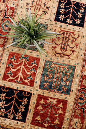 Pasargad Antique Melody Collection Navy Lamb's Wool Area Rug 026666-PASARGAD