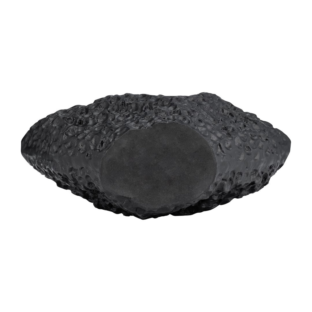 Sagebrook Home Contemporary Metal,16",hammer Shell Bowl,black 17467 Black Aluminum