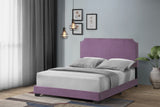 Haemon Contemporary Bed Light Purple Linen(QF1005-24) 26750Q-ACME