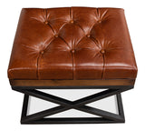 Leather Cushion Bench