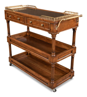 Capital Serving Cart - Fruitwood Finish