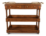 Capital Serving Cart - Fruitwood Finish