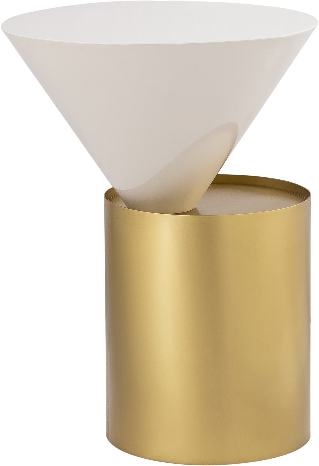 Sun Iron Contemporary End Table