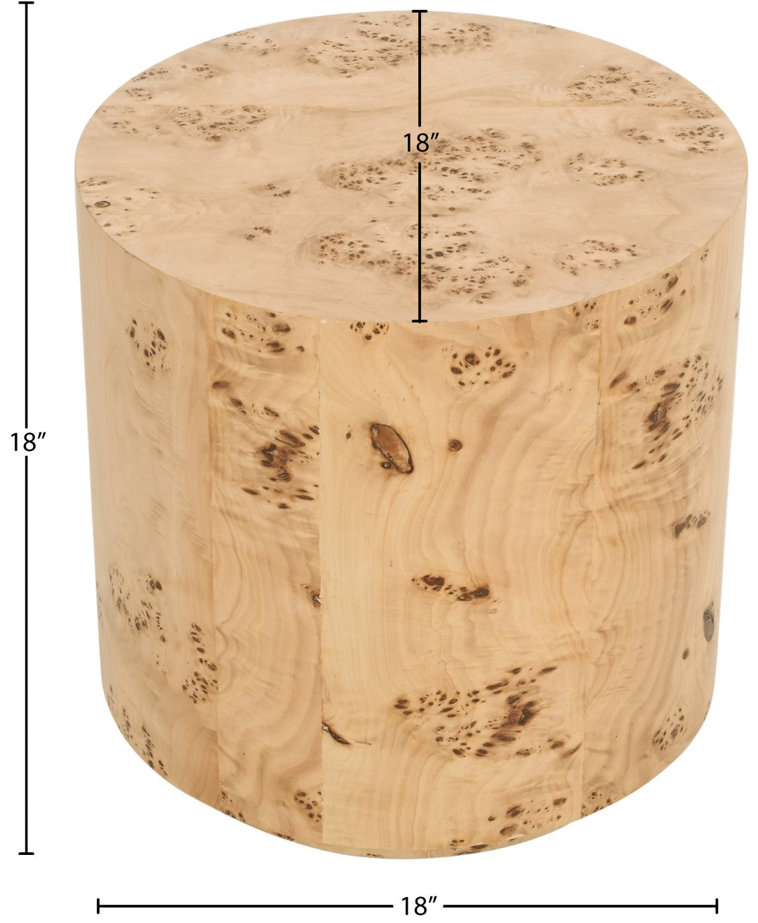 Burl Art Deco End Table - Thumbnail 5