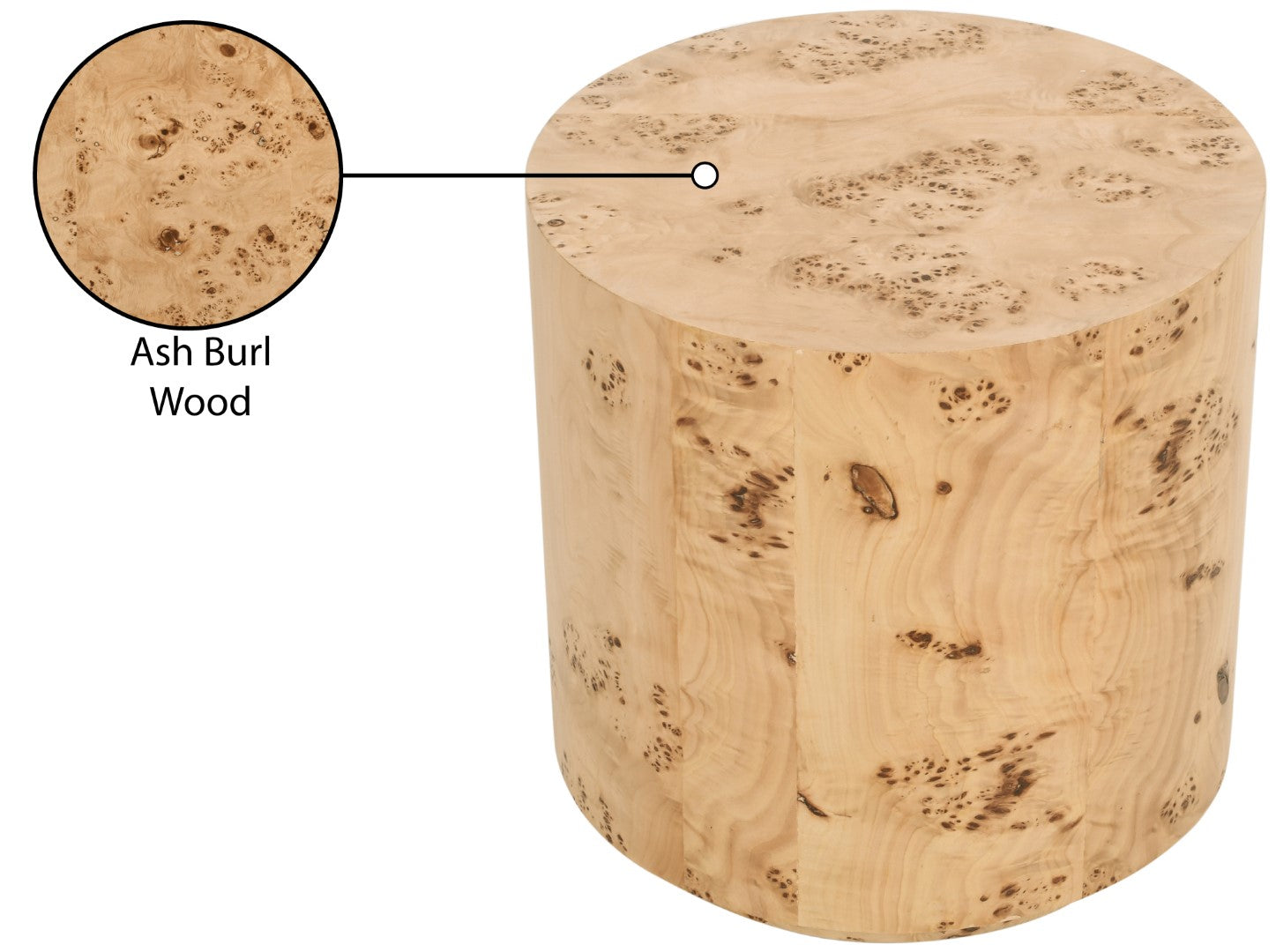Burl Art Deco End Table - Thumbnail 4