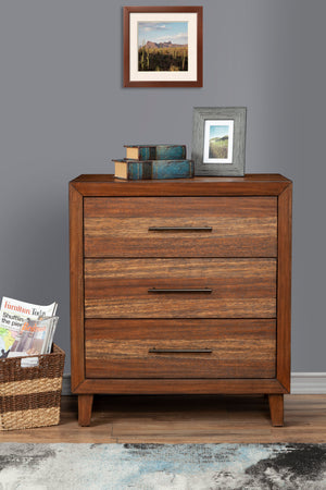 Trinidad Small Chest in Toffee - Elegant Mahogany Storage with Dovetail Drawers & Soft Glide Design