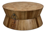 Round Tower Coffee Table - Driftwood