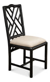 Brighton Bamboo Side Chair - Black - Set of 2