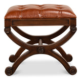 Empire Stool with Leather