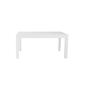 Adara 63" Rectangle Dining Table in White Lacquer