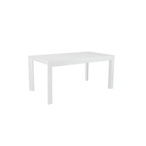 Adara 63" Rectangle Dining Table in White Lacquer