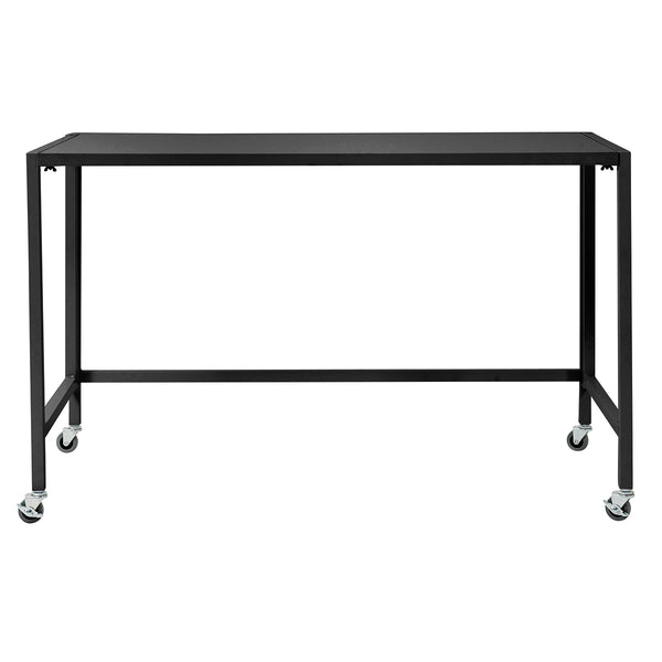 Christel 48" Folding Desk with Black Top and Frame