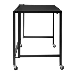 Christel 48" Folding Desk with Black Top and Frame