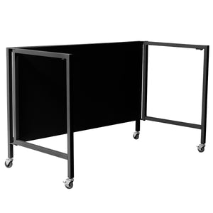 Christel 48" Folding Desk with Black Top and Frame