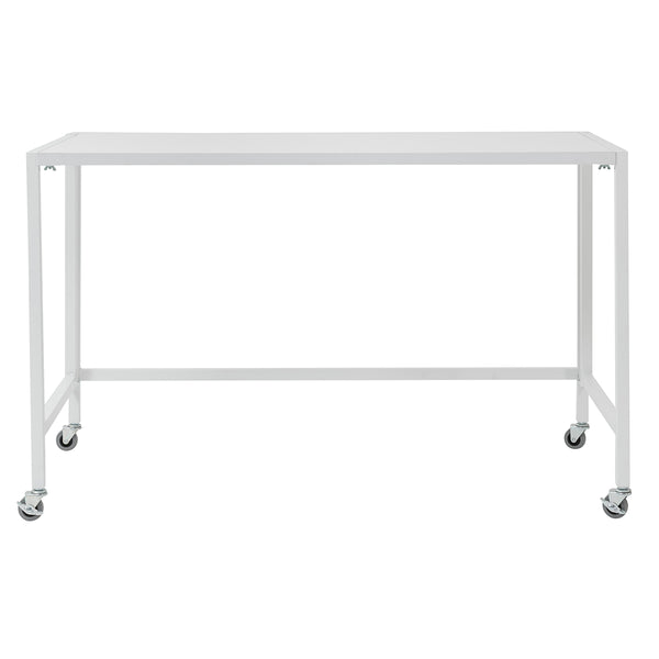 Christel 48" Folding Desk with White Top and Frame