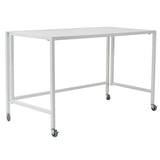 Christel 48" Folding Desk with White Top and Frame