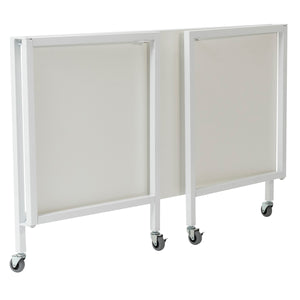 Christel 48" Folding Desk with White Top and Frame