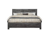 Vidalia Rustic Bed Rustic Gray Oak (Grey) 27320Q-ACME