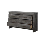 Vidalia Rustic Dresser Rustic Gray Oak (Grey) 27325-ACME