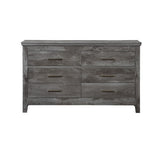 Vidalia Rustic Dresser Rustic Gray Oak (Grey) 27325-ACME