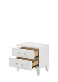 Chelsie Contemporary Nightstand White  27393-ACME