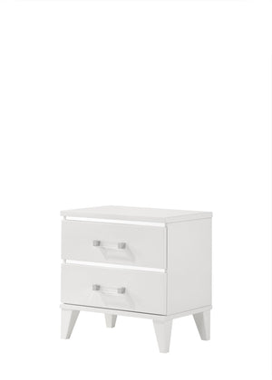 Chelsie Contemporary Nightstand White  27393-ACME