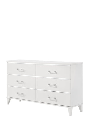 Chelsie Contemporary Dresser White  27395-ACME