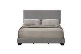 Leandros Contemporary Bed Light Gray Fabric(QF1005-10) 27430Q-ACME