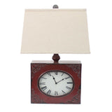 7 x 7 x 22 Vintage Metal Clock Base - Table Lamp