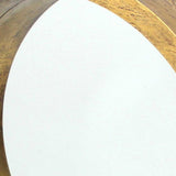 35.75 x 35.75 x 7.75 Gold Round Tray Shaped Cosmetic Mirror