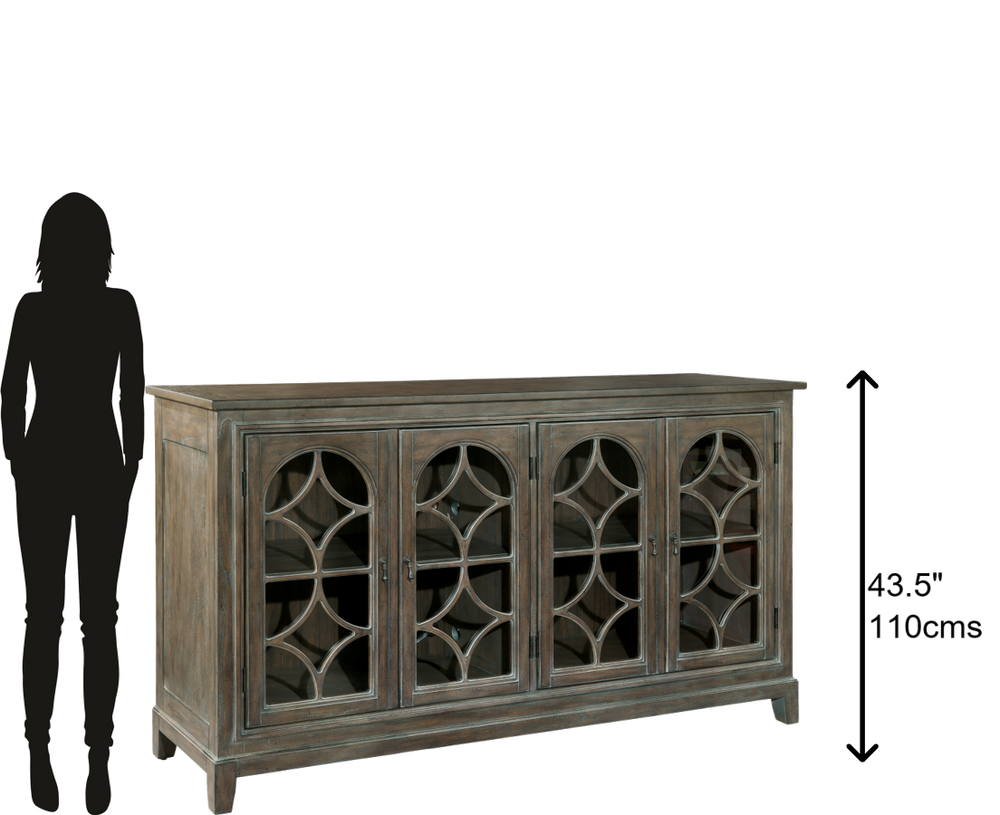 Hekman Furniture 27457 Console Arched Doors 27457