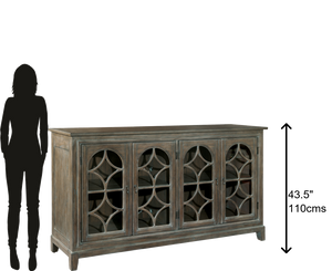Hekman Furniture 27457 Console Arched Doors 27457