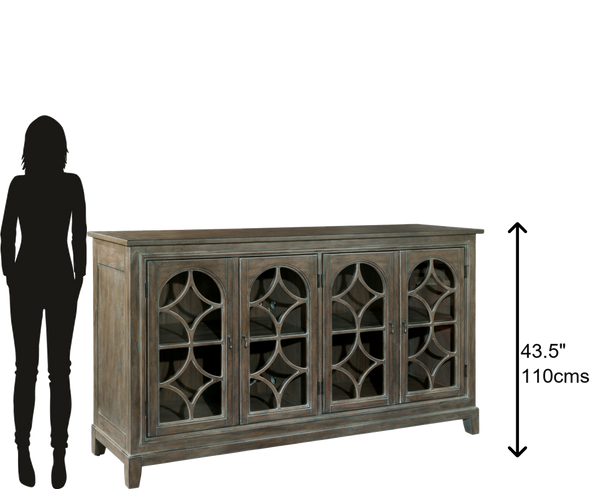 Hekman Furniture 27457 Console Arched Doors 27457