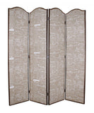 1 x 80 x 84 Tan Wood Galore Screen