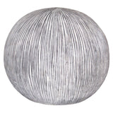 1 x 16 x 14 Sandstone Ribbed Finish Outdoor Light - Ball