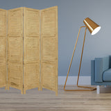 1" x 76" x 84" Yellow Wood Screen