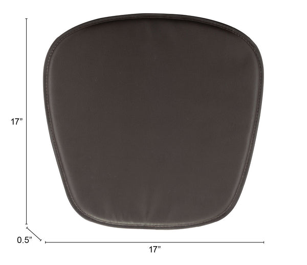 Zuo Modern Wire 100% Polyurethane, Foam Modern Commercial Grade Cushions Espresso 100% Polyurethane, Foam