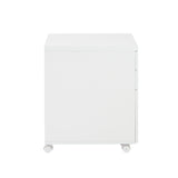 Gilbert 3 Drawer File Cabinet in White