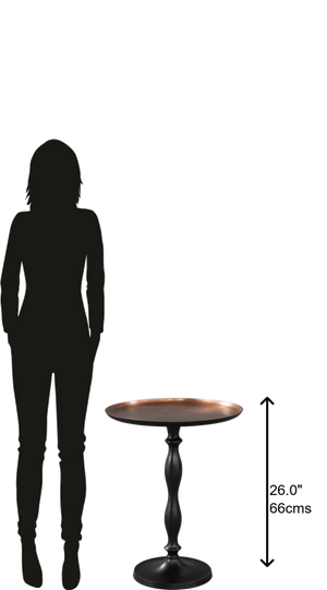 Hekman Furniture 27584 Copper Tray Top Chr Side Tb 27584