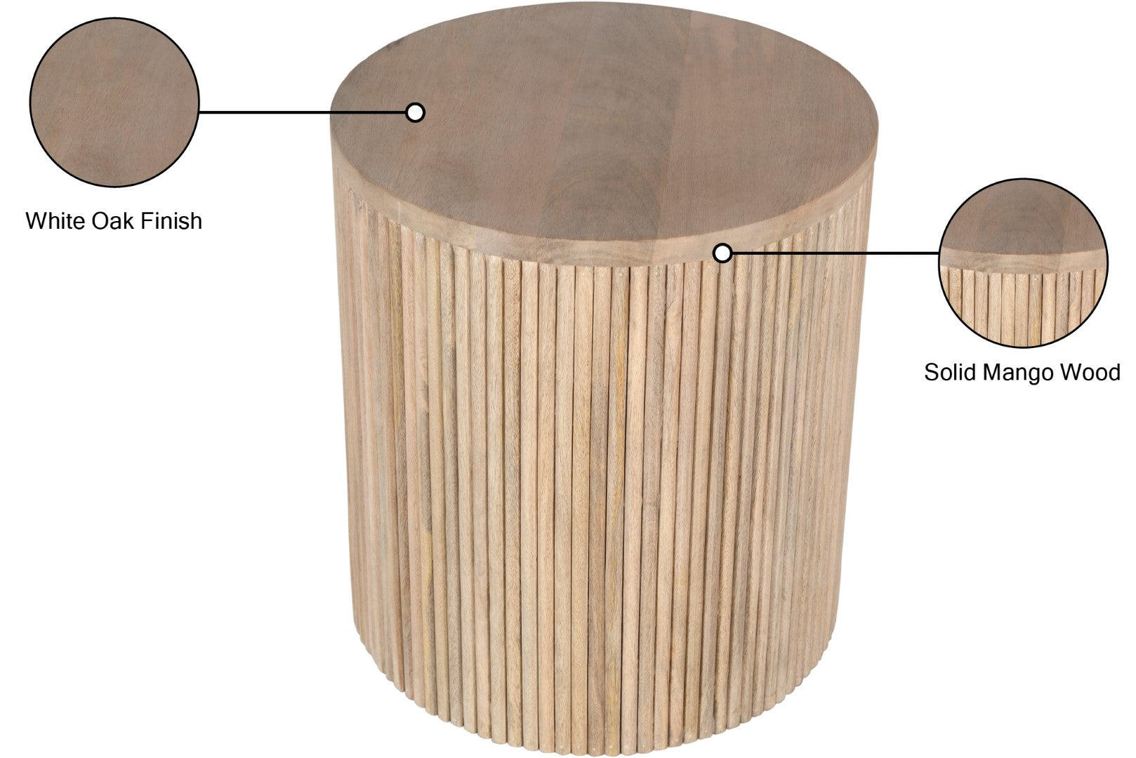 Oakhill Contemporary End Table - Thumbnail 4