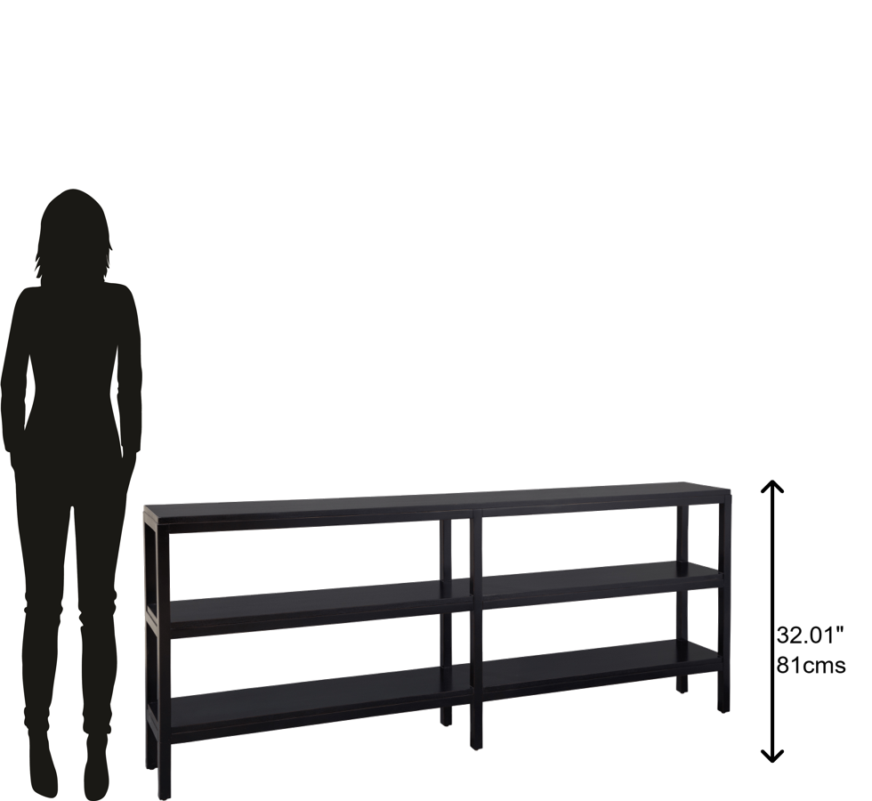 Hekman Furniture 27609 Sofa Table Black 27609