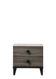 Avantika Transitional Nightstand Fabric () • Rustic Gray Oak (Gray) 27673-ACME