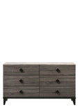 Avantika Transitional Dresser Fabric () • Rustic Gray Oak (Gray) 27675-ACME