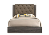 Avantika Transitional Bed Fabric () • Rustic Gray Oak (Gray) 27677EK-ACME