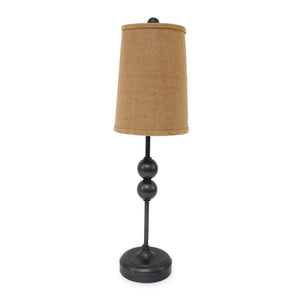 HomeRoots 8 X 7 X 29 Bronze Minimalist - Accent Table Lamp 277074-HOMEROOTS 277074