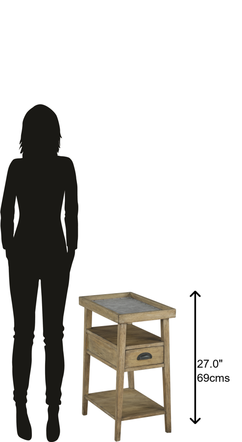 Hekman Furniture 27873 Chair Side Table W\ Drawer 27873